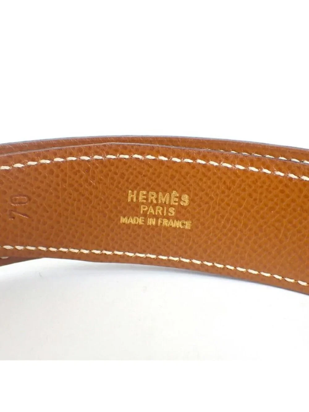 Hermes Belt Round Gold